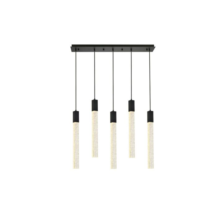 Weston 5-Light Pendant in Black