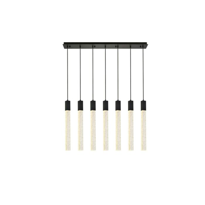 Weston 7-Light Pendant in Black