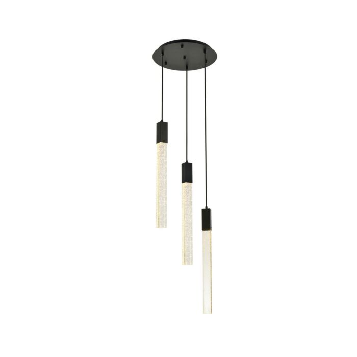 Weston 3-Light Pendant in Black