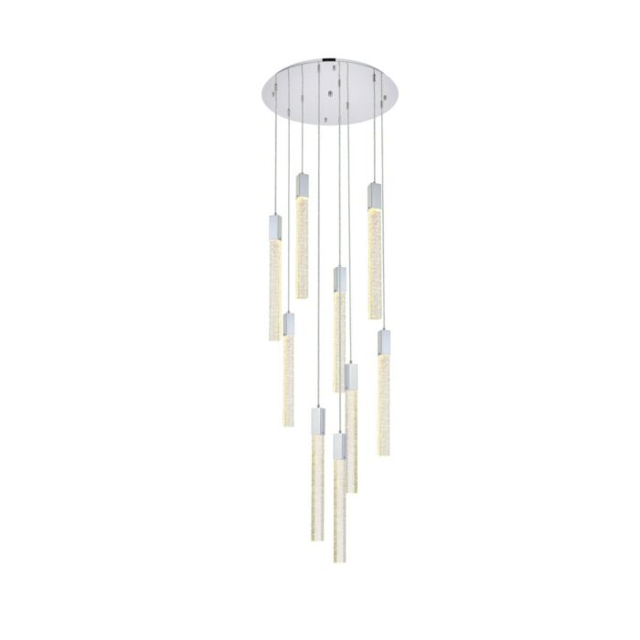 Weston 9-Light Pendant in Chrome