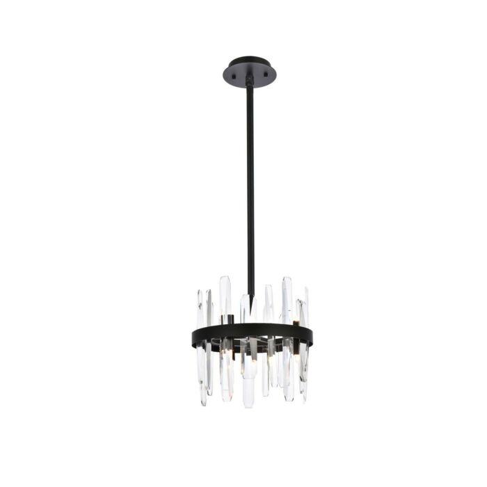 Serena 6-Light Pendant in Black