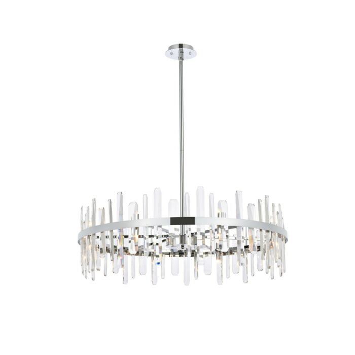 Serena 16-Light Chandelier in Chrome