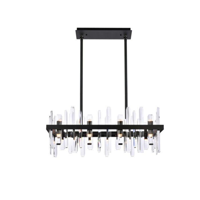 Serena 16-Light Chandelier in Black