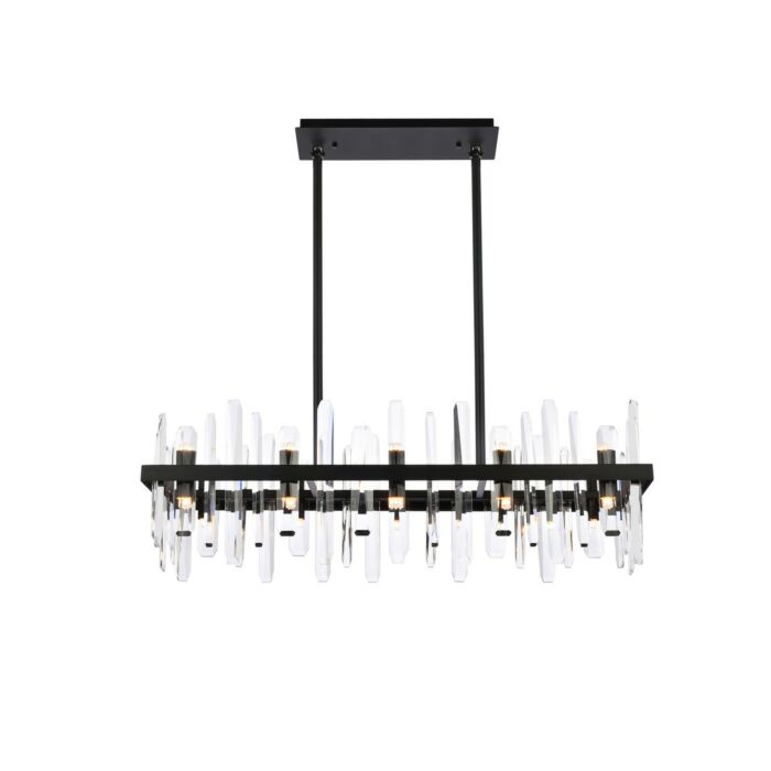 Serena 20-Light Chandelier in Black