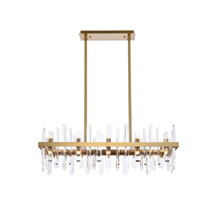 Serena 20-Light Chandelier in Satin Gold