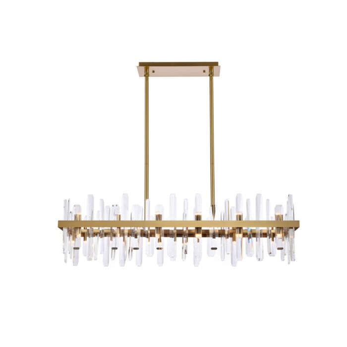 Serena 24-Light Chandelier in Satin Gold