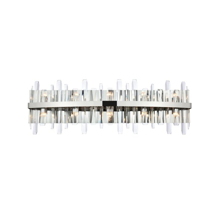 Serena 10-Light Bathroom Vanity Light Sconce in Chrome