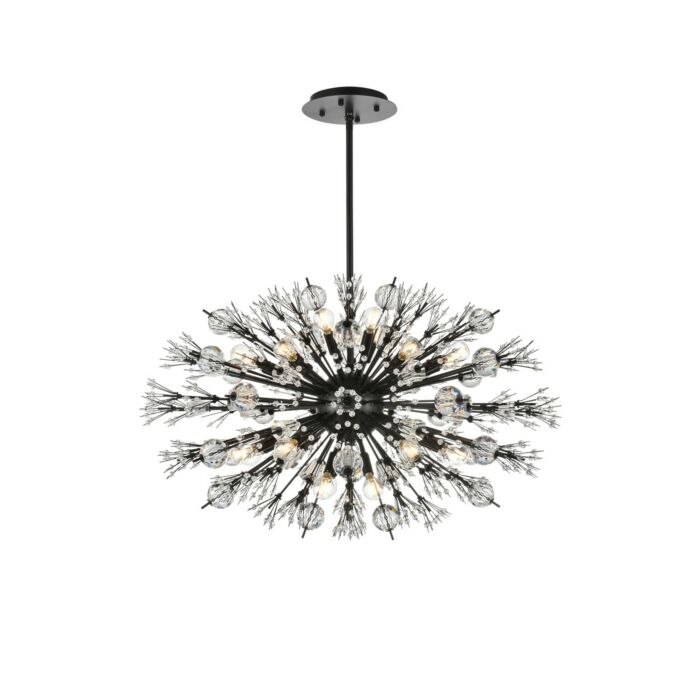 Vera 24-Light Pendant in Black