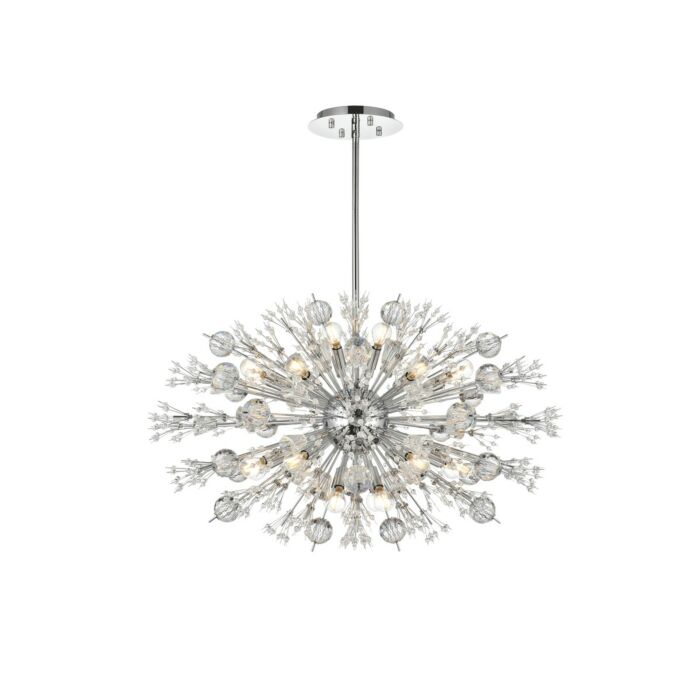 Vera 24-Light Pendant in Chrome