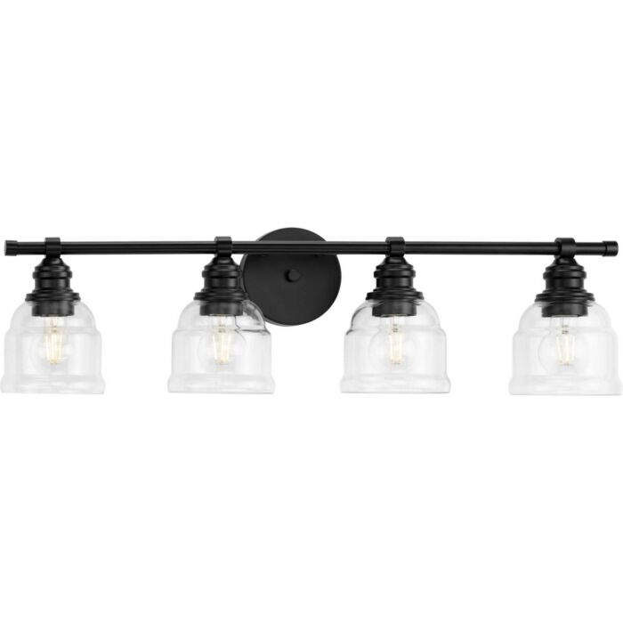 Ambrose 4-Light Bathroom Vanity Light Vanity in Matte Black
