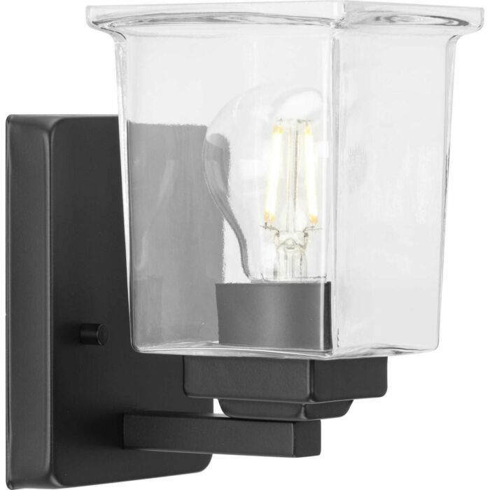 Gilmour 1-Light Bathroom Vanity Light Vanity in Matte Black
