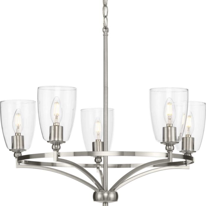 Parkhurst 5-Light Chandelier in Brushed Nickel
