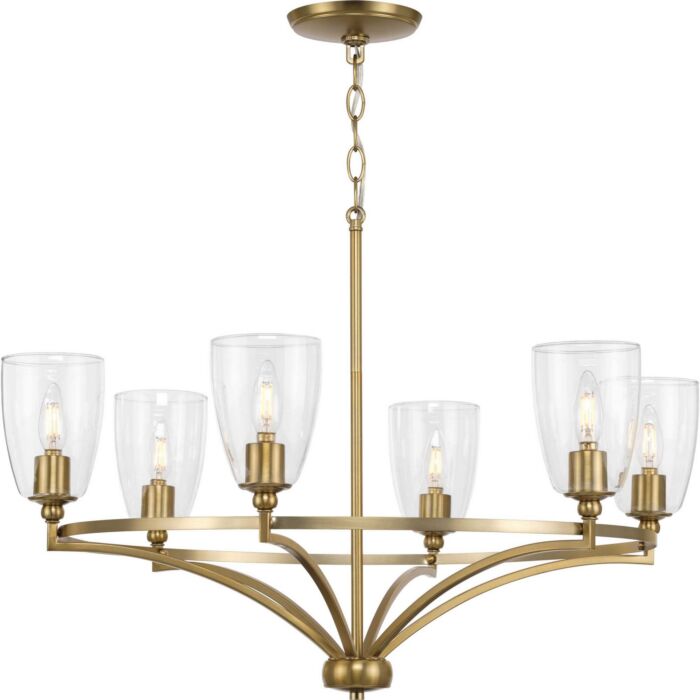Parkhurst 6-Light Chandelier in Brushed Bronze