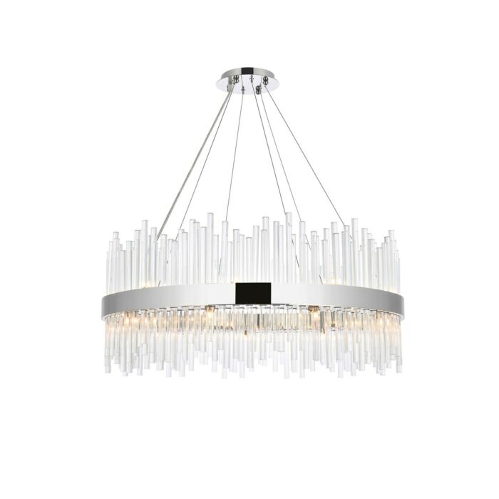 Dallas 20-Light Pendant in Chrome