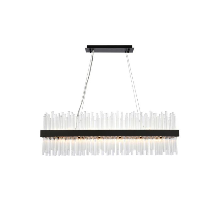 Dallas 24-Light Pendant in Black