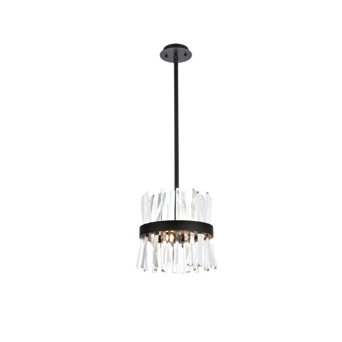 Serephina 6-Light Pendant in Black