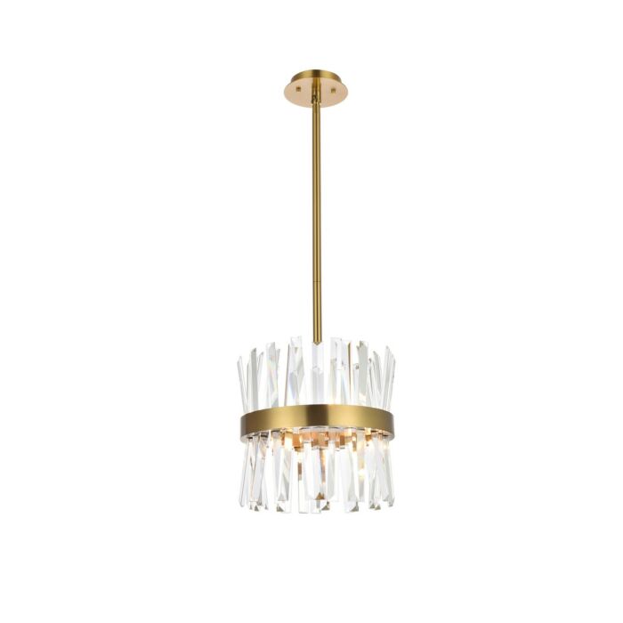 Serephina 6-Light Pendant in Satin Gold