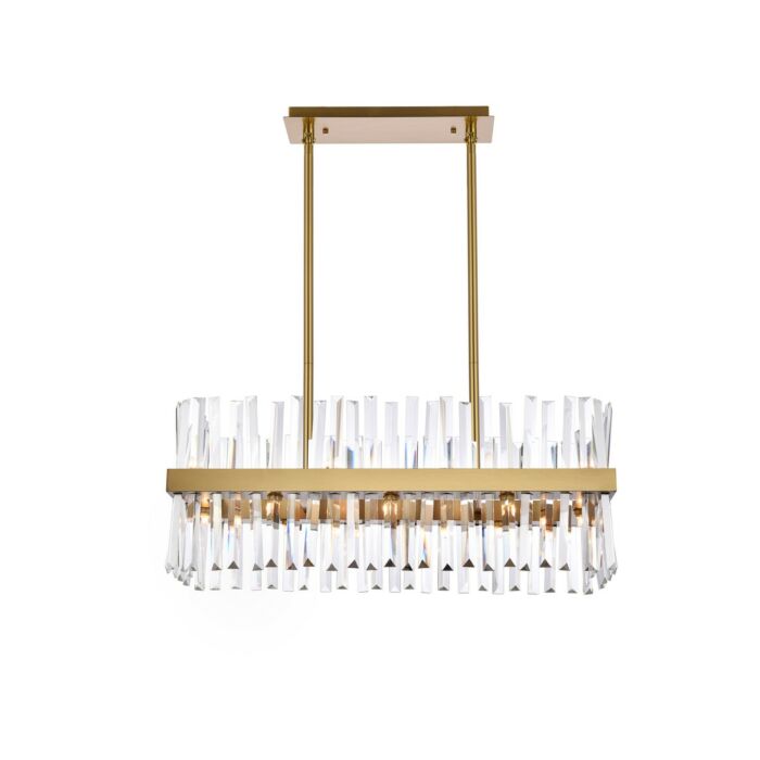 Serephina 16-Light Chandelier in Satin Gold