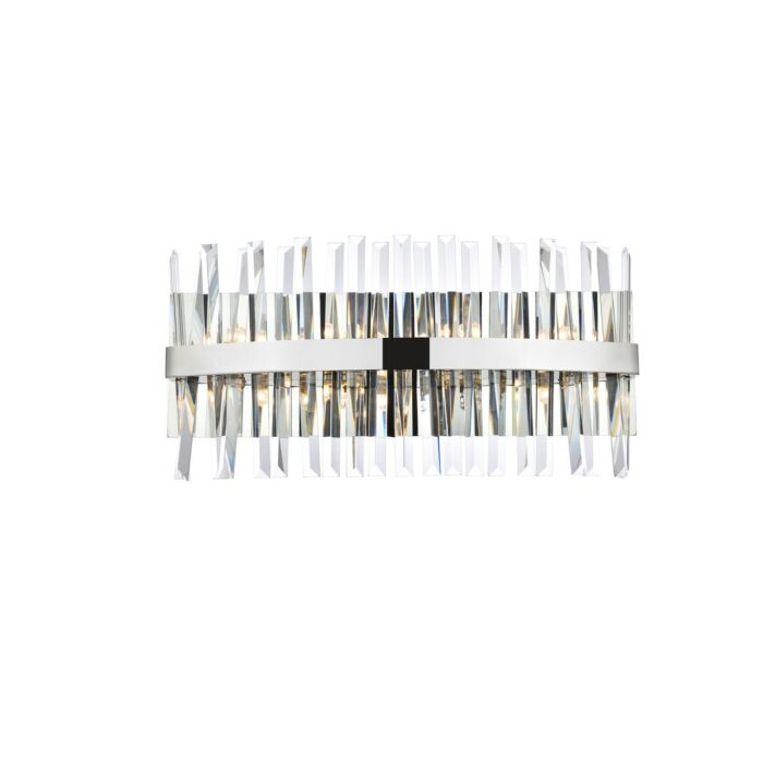 Serephina 8-Light Bathroom Vanity Light Sconce in Chrome