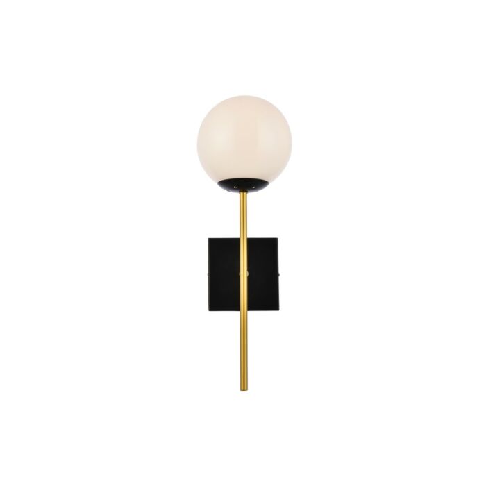Neri 1-Light Wall Sconce in Black
