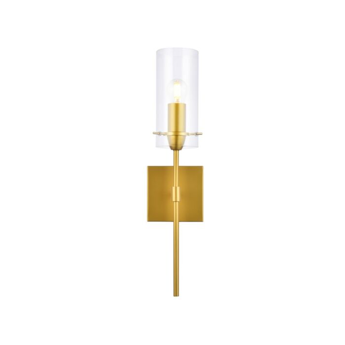 Elsreth 1-Light Wall Sconce in Brass