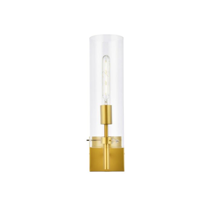Savant 1-Light Wall Sconce in Brass