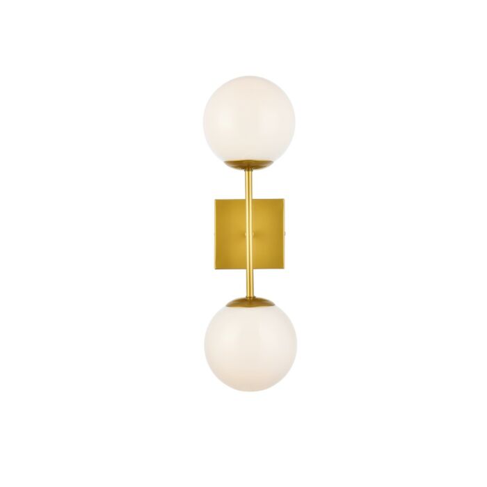 Neri 2-Light Wall Sconce in Brass