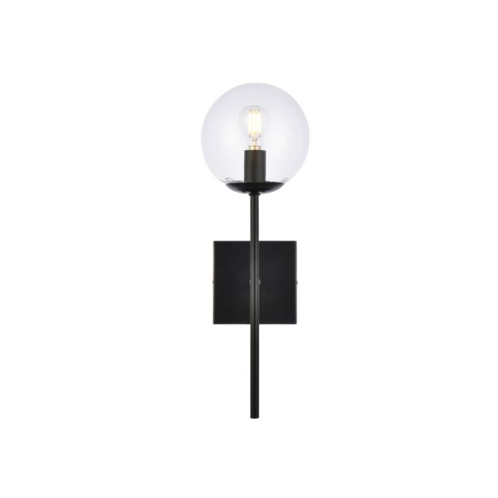 Neri 1-Light Wall Sconce in Black
