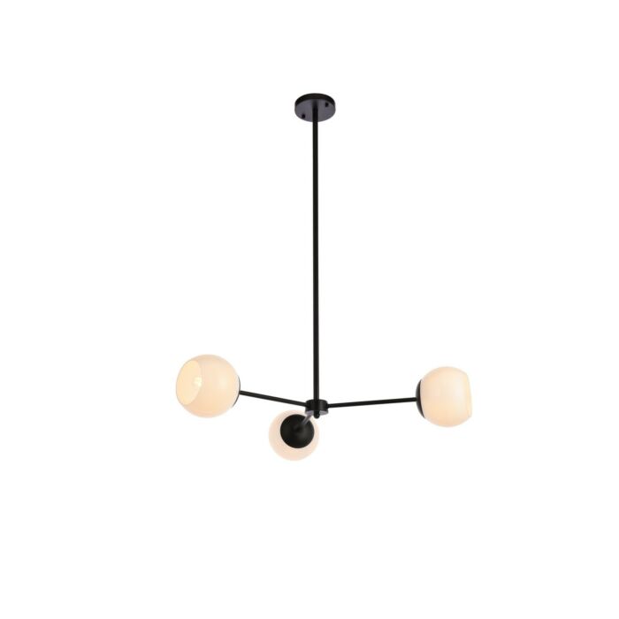 Briggs 3-Light Pendant in black