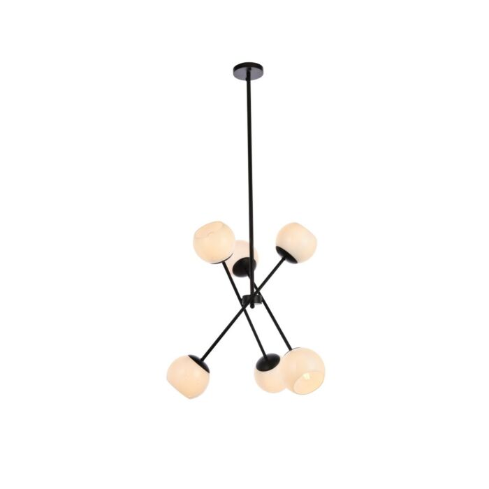 Axl 6-Light Pendant in black