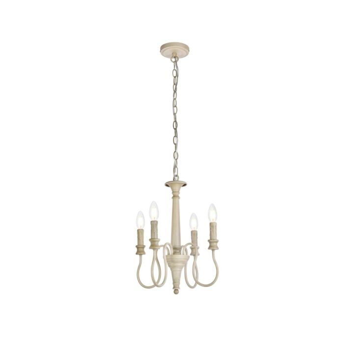 Flynx 4-Light Pendant in Weathered Dove