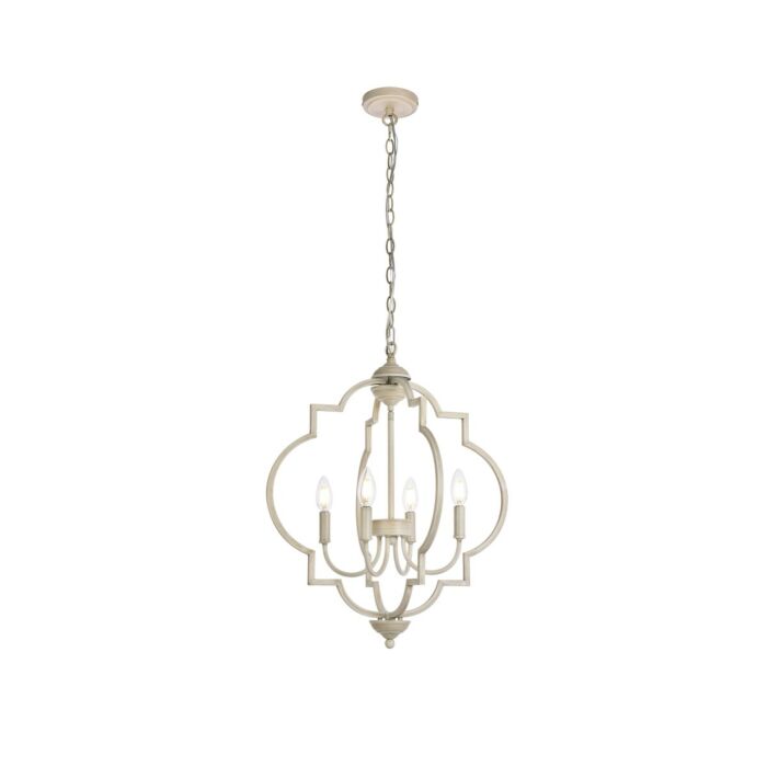 Sandara 4-Light Pendant in Weathered Dove