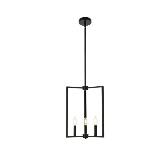 Vino 3-Light Pendant in Black