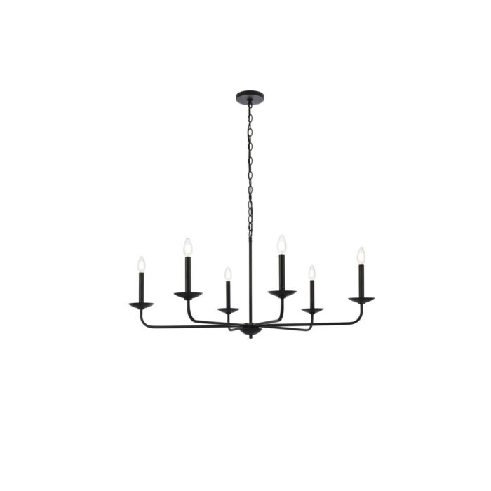 Cohen 6-Light Pendant in Black