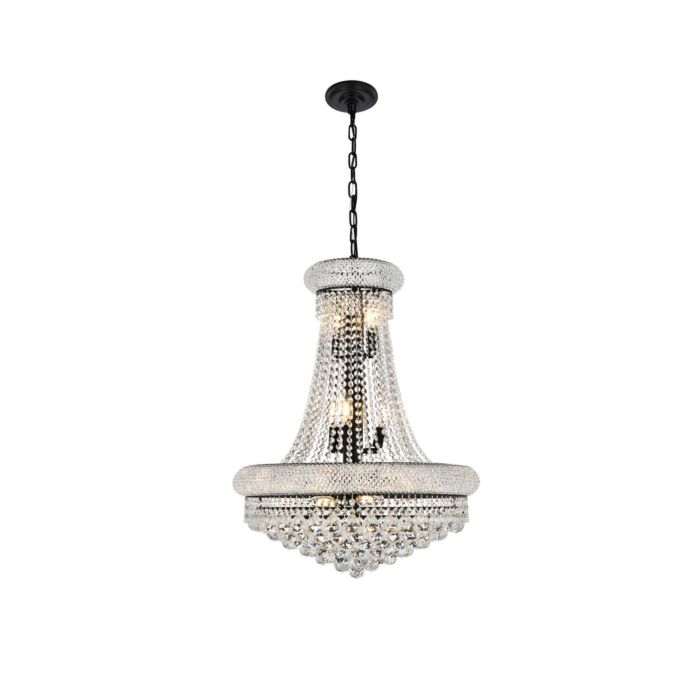 Primo 14-Light Chandelier in Black