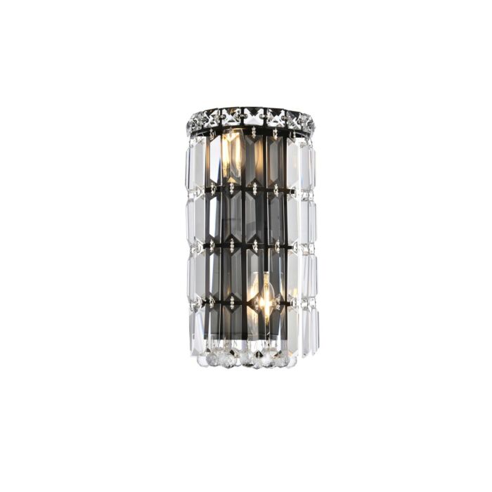 Maxime 2-Light Wall Sconce in Black