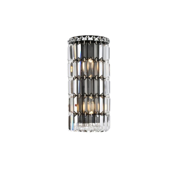 Maxime 2-Light Wall Sconce in Black