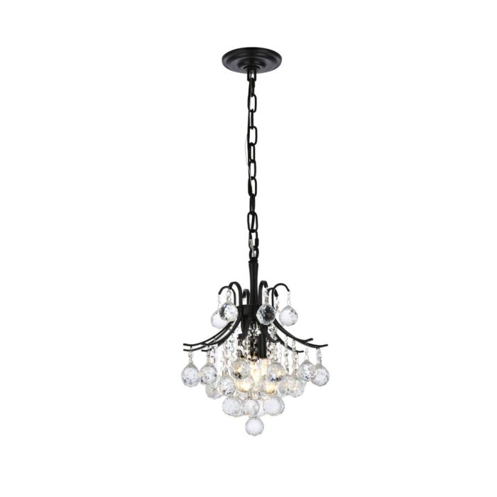 Toureg 3-Light Pendant in Black