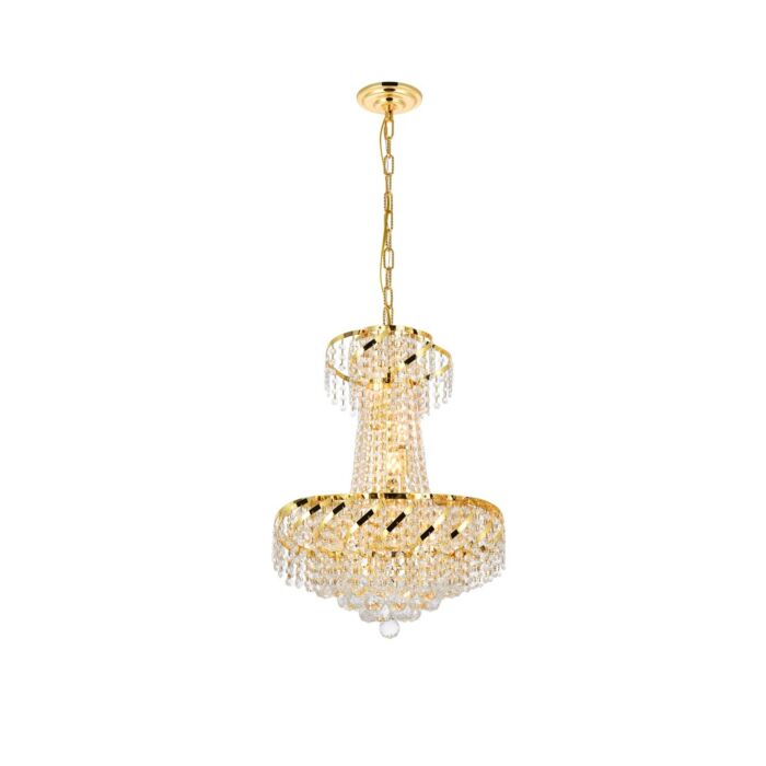 Belenus 6-Light Pendant in Gold