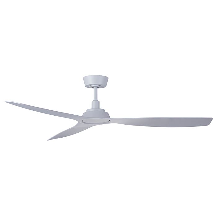 Moto 52in Hanging Ceiling Fan in White
