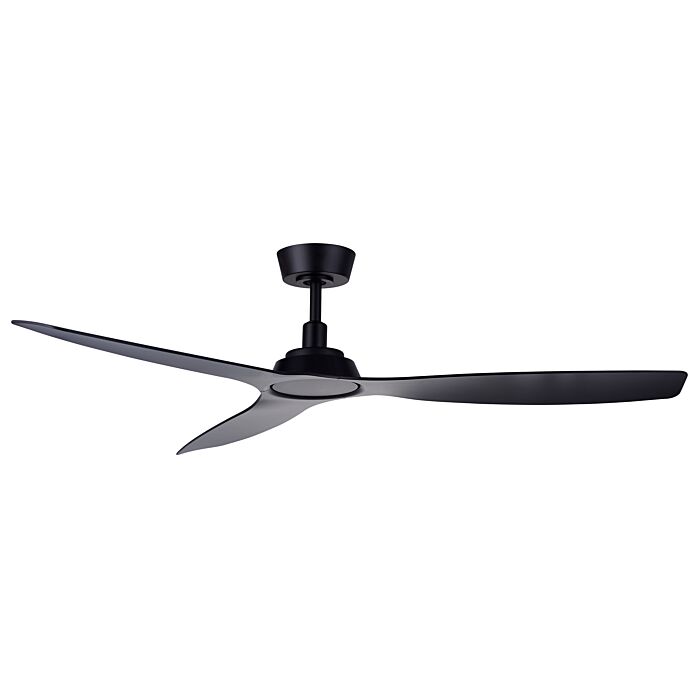 Moto 52in Hanging Ceiling Fan in Black