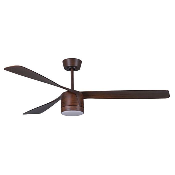 Peregrine 1-Light 56in Hanging Ceiling Fan in Dark Koa