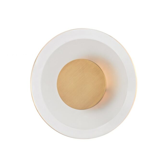 Hudson Valley Guthrie 9 Inch Wall Sconce in Aged Brass