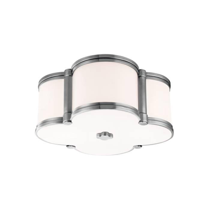 Hudson Valley Chandler 2 Light Ceiling Light in Polished Nickel