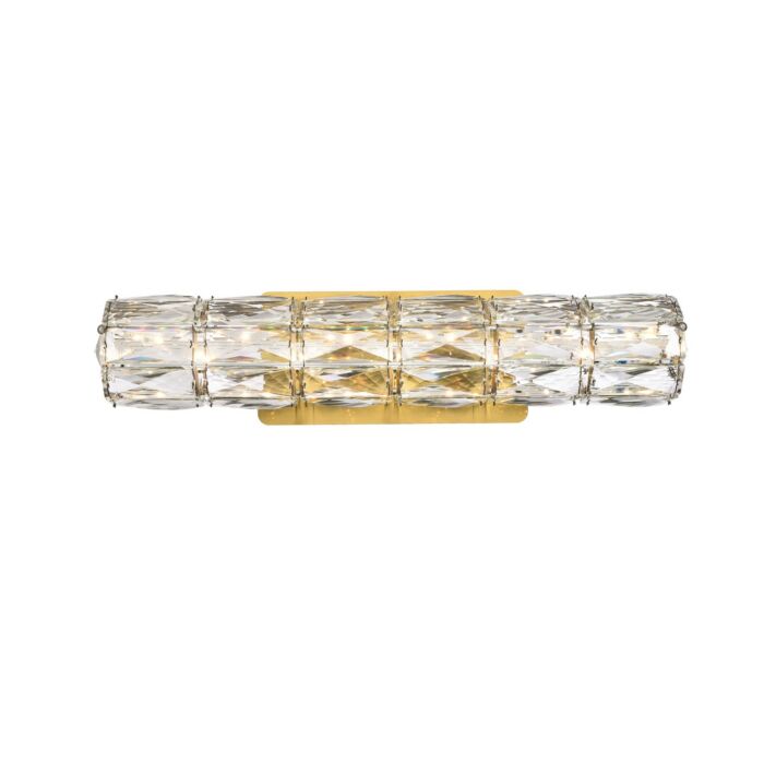 Valetta 1-Light LED Wall Sconce in Gold