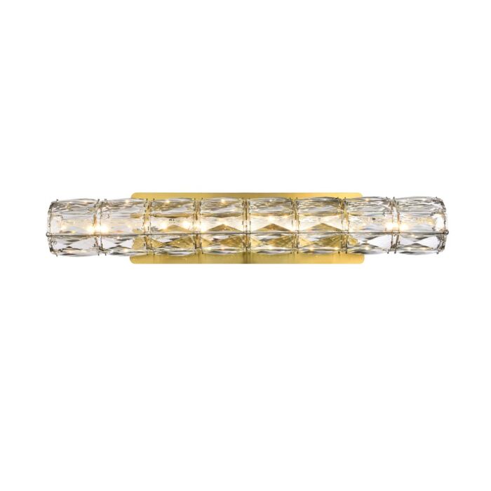 Valetta 1-Light LED Wall Sconce in Gold