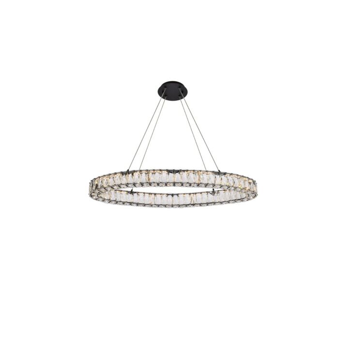 Monroe 1-Light LED Pendant in Black