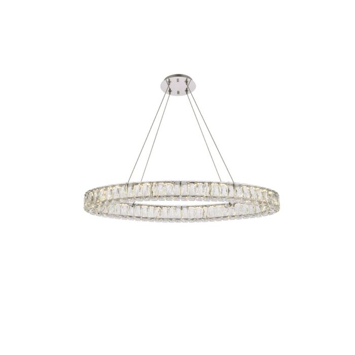 Monroe 1-Light LED Pendant in Chrome