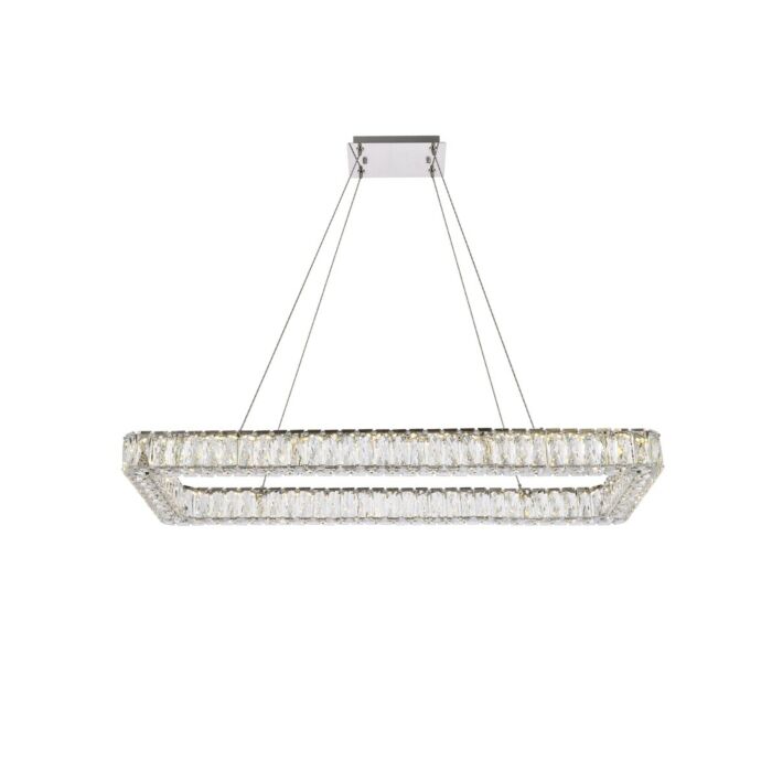 Monroe 1-Light LED Pendant in Chrome