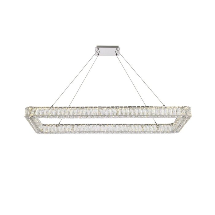 Monroe 1-Light LED Pendant in Chrome